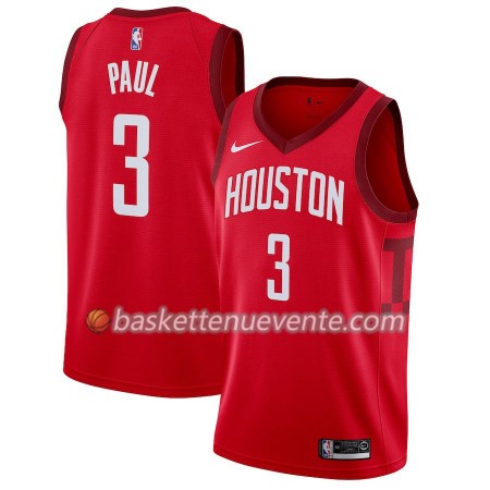 Maillot Basket Houston Rockets Chris Paul 3 2018-19 Nike Rouge Swingman - Homme